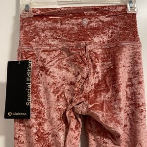 Lululemon Crushed Velvet Wunder Lounge HR Tight 28”